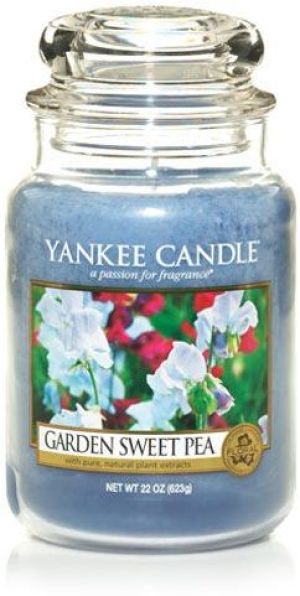 Yankee Candle Large Jar duża świeczka zapachowa Garden Sweet Pea 623g 1