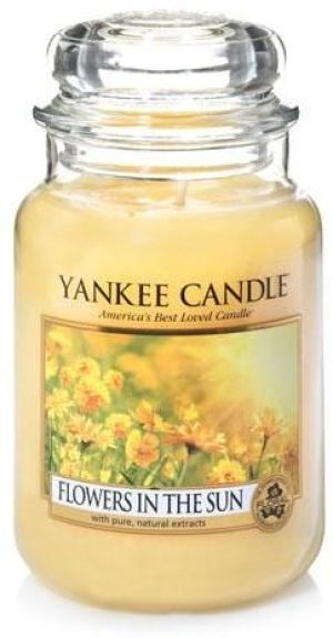 Yankee Candle Large Jar duża świeczka zapachowa Flowers In The Sun 623g 1