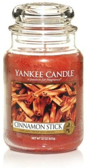 Yankee Candle Large Jar duża świeczka zapachowa Cinamon Stick 623g 1