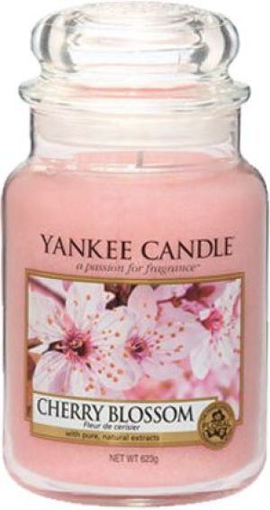 Yankee Candle Large Jar duża świeczka zapachowa Cherry Blossom 623g 1