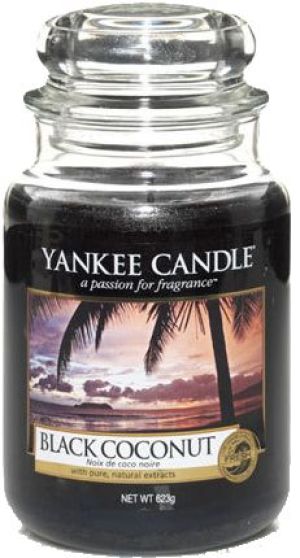 Yankee Candle Large Jar duża świeczka zapachowa Black Coconut 623g 1