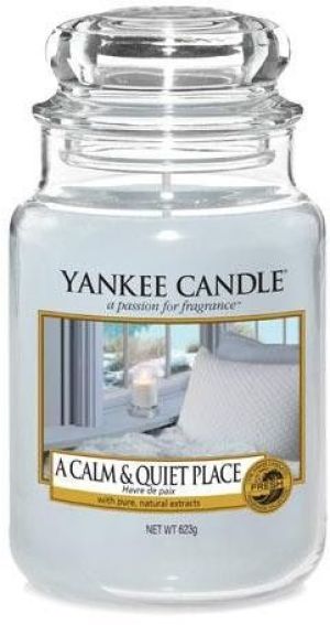 Yankee Candle Large Jar duża świeczka zapachowa A Calm & Quiet Place 623g 1