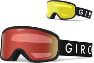 Giro Gogle zimowe GIRO ROAM BLACK CORE (szyba AMBER SCARLET 41% S2 + YELLOW 84% S0) - GR-7083588 1