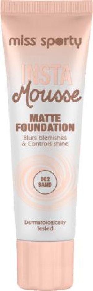 Miss Sporty Insta Mousse Matte Foundation matujący podkład do twarzy 002 Sand 30ml 1