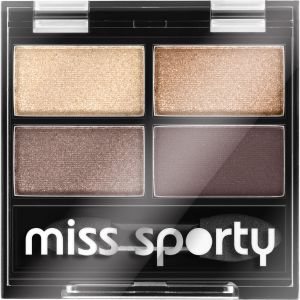 Miss Sporty Quattro Studio Poczwórne cienie do powiek 403 Smoky Brown Eyes 5g 1