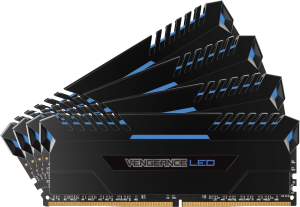 Pamięć Corsair Vengeance LED, DDR4, 32 GB, 3200MHz, CL16 (CMU32GX4M4D3200C16B) 1