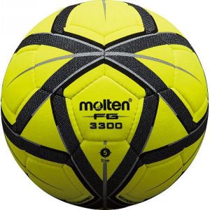 Molten Piłka nożna F5G3300 filcowa żółta r. 5 (9304) 1