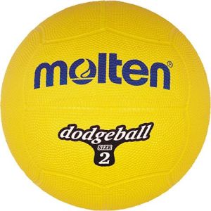 Molten Piłka gumowa DB2-Y dodgeball size 2 (9306) 1