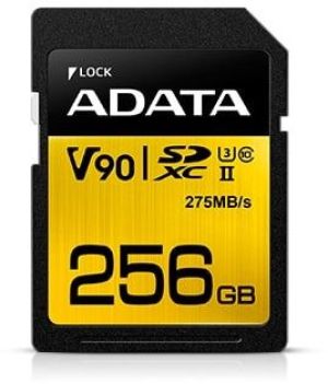 Karta ADATA Premier One SDXC 256 GB Class 10 UHS-II/U3 V90 (ASDX256GUII3CL10-C) 1