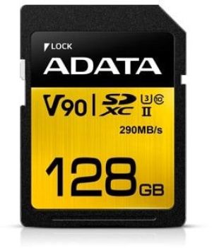Karta ADATA Premier One SDXC 128 GB Class 10 UHS-II/U3 V90 (ASDX128GUII3CL10-C) 1