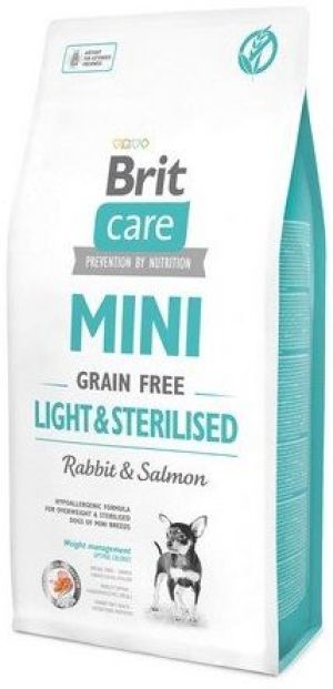 Brit Care Grain Free Mini Light & Sterilised 7kg 1