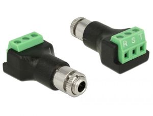 Adapter AV Delock Terminalblock 3Pin - jack 3.5mm (65878) 1