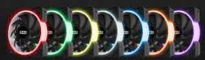 Wentylator Azza Hurricane RGB 120mm (3020) 2