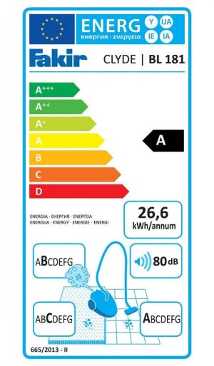 Odkurzacz Fakir Clyde BL 181 6