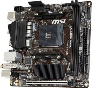 Płyta główna MSI B350I Pro AC, B350, DDR4, SATA3, M.2, USB 3.1 Gen2, MITX (7A40-001R) 4