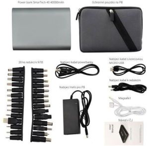 Powerbank Viking Smartech II 40000mAh Czarny 6