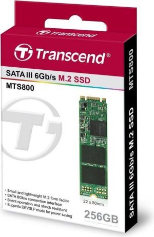 Dysk SSD Transcend MTS800 256 GB M.2 2280 SATA III (TS256GMTS800S) 3
