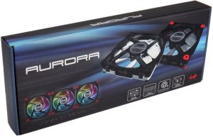 Wentylator In Win Aurora RGB 3-pack (AURORAFAN-3PK-BW) 9