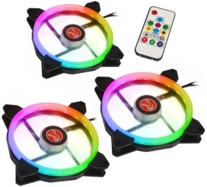 Wentylator Raijintek IRIS 14 Triple Pack Rainbow RGB (0R400050) 1