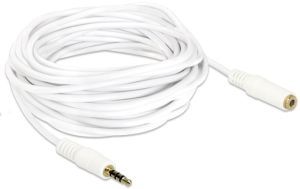 Kabel Delock Jack 3.5mm - Jack 3.5mm 5m biały (84484) 2