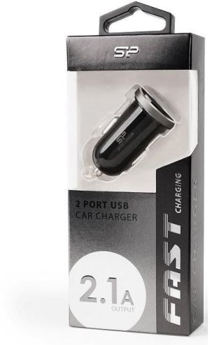 Ładowarka Silicon Power CC102P 2x USB-A 2.1 A  (SP2A1ASYCC102P0K) 2