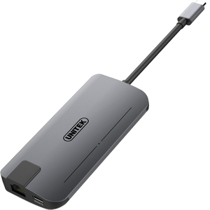 Stacja/replikator Unitek Hub USB Typ-C + HDMI + VGA + Gigabit + Power Delivery (Y-DK09016) 1