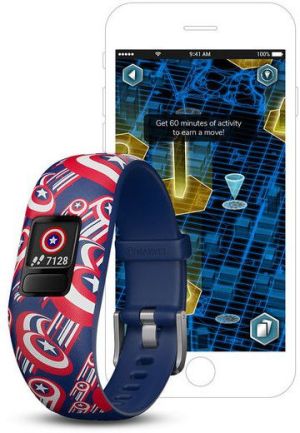 Smartband Garmin Vivofit Junior 2 Marvel Kapitan Ameryka Granatowy 2