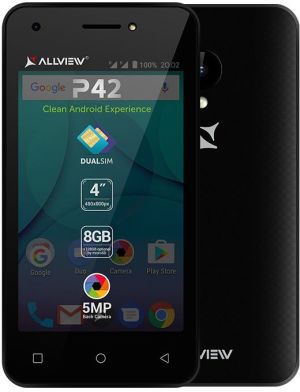Smartfon AllView 8 GB Dual SIM Czarny  (P42 czarny) 1