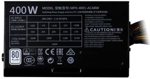 Zasilacz Cooler Master MasterWatt Lite 400W (MPX-4001-ACABW-ES) 4
