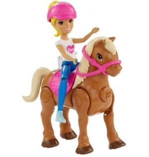 Lalka Barbie Mattel Barbie On The Go Kucyk z lalką (267347) 1