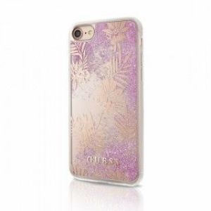Guess dla iPhone 7 palm springs hard case Glitter Liquid (GUE000111) 1