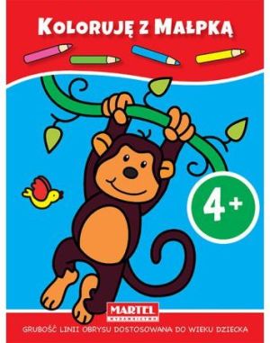 Koloruję z małpką 4+ 1