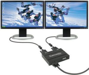 Matrox DualHead2Go Digital Edition (D2G-A2D-IF) HD15 input, 2xDVI output, USB powered 1
