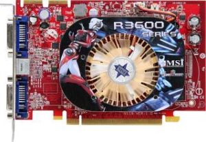 Karta graficzna MSI Radeon HD 3650 OC 512MB R3650T2D512OC 1