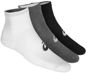 Asics Skarpety stopki 3PPK Quarter Sock White/Grey/Black r. 43-46 (155205-701) 1