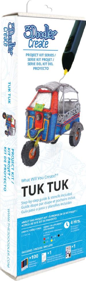 3Doodler CREATE Project Kit - Szablon TUK-TUK (3DRTT) 1