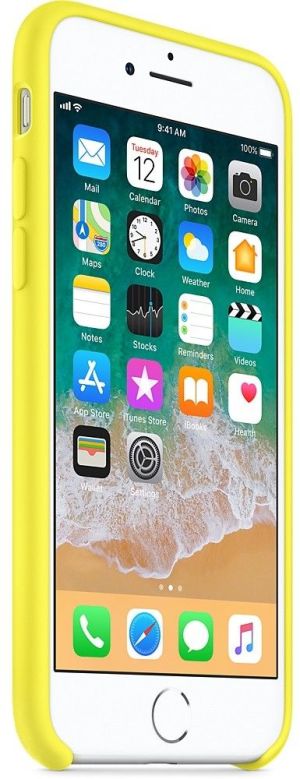 Apple etui silikonowe do iPhone 8 / 7 żółte (MR672ZM/A) 2