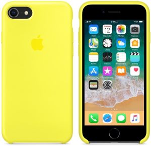 Apple etui silikonowe do iPhone 8 / 7 żółte (MR672ZM/A) 3