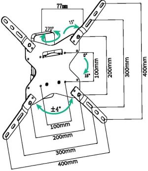 TB Print Uchwyt TV do telewizora (AJTBXT56402W252) 2