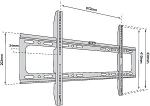 TB Print Uchwyt ścienny TB-750 65'' 2