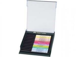 Faber-Castell Pitt Artist Pen Brush Zestaw 12 Kol. Pastel Faber-Castell (267420 FC) 1