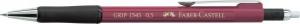 Faber-Castell Ołówek automatyczny Grip 0.5mm czerwony (134521FC) 1