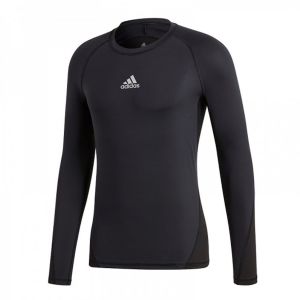 Adidas Koszulka piłkarska Junior ASK LS TEE Y czarna r. 164 cm (CW7324) 1