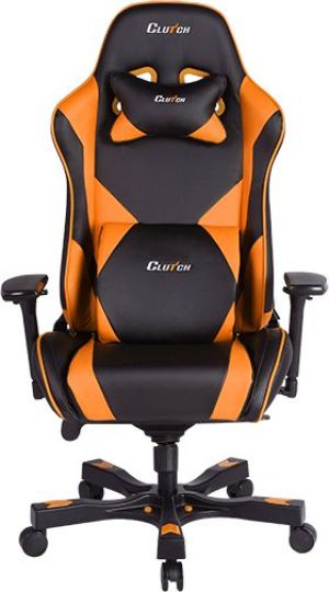 Fotel Clutch Chairz Throttle Echo Premium pomarańczowy (THE99BO) 1