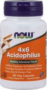 NOW Foods NOW Foods Acidophilus 4X6 60 kaps. - NOW/435 1