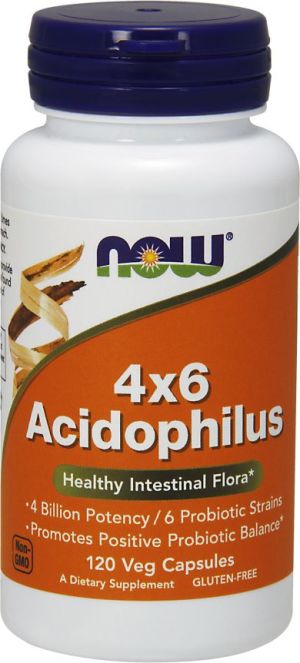 NOW Foods Acidophilus 4X6 120 kapsułek 1