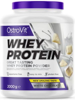 OstroVit Whey Protein 2000g masło orzechowe 1