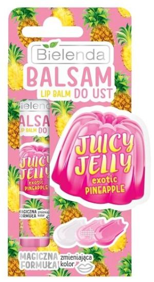 Bielenda Juicy Jelly Balsam do ust zmieniający kolor Exotic Pineapple 10g 1