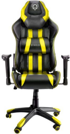 Fotel Diablo Chairs X-One Horn Czarno-żółty 1