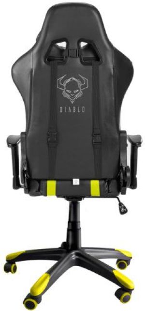 Fotel Diablo Chairs X-One Horn Czarno-żółty 4